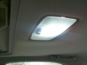 LED interior lamp in Toyota Camry
