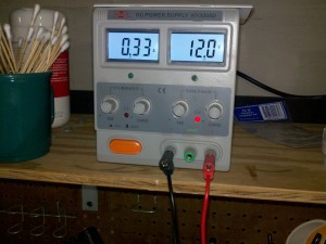 Power supply to LED lamp